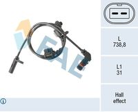 FAE 78605 - Sensor, revoluciones de la rueda