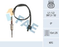 FAE 68607 - Longitud de cable [mm]: 395<br>Número de enchufes de contacto: 2<br>Profundidad de montaje [mm]: 35<br>Rosca empalme: M12x1,25<br>Juego alternativo de reparación: 551148<br>