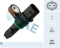 ATE 360656 - Lado de montaje: Eje trasero<br>Eje: Eje rígido<br>Longitud total [mm]: 46<br>Longitud [mm]: 24<br>Tipo de sensor: Sensor activo<br>Color de conector: negro<br>Referencia artículo par: 32284<br>Peso [kg]: 0,02<br>