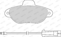 NECTO FD6504A - año construcción hasta: 11/1996<br>Lado de montaje: Eje delantero<br>Espesor [mm]: 17<br>Homologación: R90 Homologated<br>Ancho [mm]: 104<br>Altura [mm]: 67<br>Peso [kg]: 1,06<br>Número de indicadores de desgaste [por eje]: 2<br>Contacto avisador de desgaste: con contacto avisador de desgaste<br>Sistema de frenos: TRW<br>Tipo de envase: caja<br>Artículo complementario / información complementaria 2: con pernos<br>Número de WVA: 20833<br>Número de WVA: 20834<br>