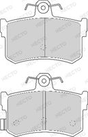 NECTO FD6594A - Juego de pastillas de freno - ALTA PRESTACION