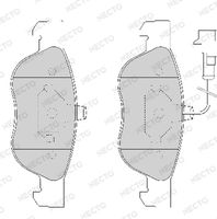 NECTO FD6655A - Juego de pastillas de freno - ALTA PRESTACION