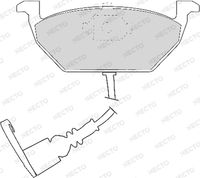 NECTO FD6873A - Lado de montaje: Eje trasero<br>Espesor [mm]: 17<br>Ancho [mm]: 87<br>Altura 1 [mm]: 53<br>Contacto avisador de desgaste: no preparado para indicador de desgaste<br>Artículo complementario/Información complementaria: con muelle<br>Sistema de frenos: TRW<br>Artículo complementario / información complementaria 2: con pernos<br>