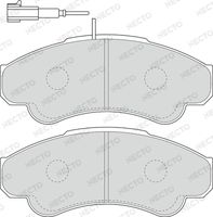 NECTO FD6896V - año construcción desde: 09/2001<br>Lado de montaje: Eje delantero<br>carga útil desde [kg]: 1000<br>carga útil hasta [kg]: 1400<br>Espesor [mm]: 19,1<br>Homologación: R90 Homologated<br>Ancho [mm]: 141<br>Altura [mm]: 65,9<br>Peso [kg]: 2,6<br>Número de indicadores de desgaste [por eje]: 2<br>Contacto avisador de desgaste: con contacto avisador de desgaste<br>Sistema de frenos: Brembo<br>Tipo de envase: caja<br>Número de WVA: 23917<br>Número de WVA: 23918<br>