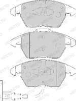 NECTO FD7111A - Lado de montaje: Eje delantero<br>Número de PR: 1ZM<br>Espesor [mm]: 19,7<br>Homologación: R90 Homologated<br>Ancho [mm]: 146<br>Altura [mm]: 54,7<br>Peso [kg]: 1,7<br>Número de indicadores de desgaste [por eje]: 1<br>Contacto avisador de desgaste: con contacto avisador de desgaste<br>Sistema de frenos: Ate<br>Tipo de envase: caja<br>Artículo complementario / información complementaria 2: con clip de émbolo<br>Número de WVA: 23130<br>Número de WVA: 23131<br>Número de WVA: 23187<br>