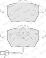 NECTO FD7145A - Lado de montaje: Eje delantero<br>Número de PR: 1LB<br>Número de PR: 1ZC<br>Espesor [mm]: 20,4<br>Homologación: R90 Homologated<br>Ancho [mm]: 156<br>Altura [mm]: 71<br>Peso [kg]: 2,24<br>Número de indicadores de desgaste [por eje]: 2<br>Contacto avisador de desgaste: con contacto avisador de desgaste<br>Sistema de frenos: Ate<br>Tipo de envase: caja<br>Artículo complementario / información complementaria 2: con clip de émbolo<br>Número de WVA: 20676<br>Número de WVA: 21938<br>Número de WVA: 21939<br>