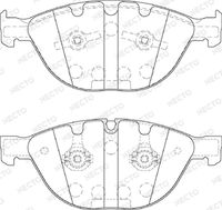 NECTO FD7240A - Juego de pastillas de freno - ALTA PRESTACION