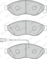 NECTO FD7266V - Lado de montaje: Eje delantero<br>Tipo de vehículo: 335<br>Tipo de vehículo: 435<br>Tipo de vehículo: 440<br>Código de carga útil: Carga útil pesada<br>Espesor [mm]: 19<br>Ancho [mm]: 169<br>Número de indicadores de desgaste [por eje]: 2<br>Altura 1 [mm]: 69<br>Contacto avisador de desgaste: con contacto de aviso de desgaste incorporado<br>Sistema de frenos: Brembo<br>Longitud contacto de aviso [mm]: 160<br>Artículo complementario / información complementaria 2: con pernos<br>