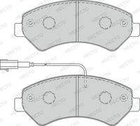 NECTO FD7268V - Lado de montaje: Eje delantero<br>Tipo de vehículo: 335<br>para diámetro disco de freno [mm]: 280<br>Espesor [mm]: 19,2<br>Homologación: R90 Homologated<br>Ancho [mm]: 169,3<br>Altura [mm]: 61,6<br>Peso [kg]: 2,526<br>Contacto avisador de desgaste: con contacto avisador de desgaste<br>Vibración: con amortiguador de vibraciones<br>Sistema de frenos: Brembo<br>Tipo de envase: caja<br>Artículo complementario / información complementaria 2: con pernos<br>Artículo complementario / información complementaria 2: con clip de émbolo<br>Número de WVA: 24468<br>