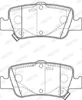 NECTO FD7341A - Juego de pastillas de freno - ALTA PRESTACION