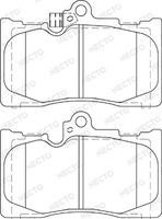 NECTO FD7419A - Juego de pastillas de freno - ALTA PRESTACION