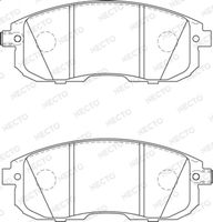 NECTO FD7593A - Juego de pastillas de freno - ALTA PRESTACION