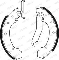 NECTO N1625 - Lado de montaje: Eje trasero<br>Espesor [mm]: 6<br>Ancho [mm]: 56<br>Peso [kg]: 2,907<br>Tipo de envase: caja<br>Diámetro interior de tambor de freno [mm]: 252<br>