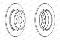 NECTO WN1132 - Lado de montaje: Eje trasero<br>Diámetro exterior [mm]: 286<br>Altura [mm]: 69<br>Espesor de disco de frenos [mm]: 10<br>Espesor mínimo [mm]: 8<br>Diámetro de centrado [mm]: 65,5<br>corona de agujeros - Ø [mm]: 110<br>Diámetro de orificio para perno de rueda [mm]: 14<br>Número de orificios: 5<br>Tipo de disco de frenos: macizo<br>Número de piezas necesarias: 2<br>