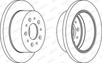 NECTO WN1165 - Disco de freno - ALTA PRESTACION