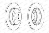 NECTO WN1294 - Lado de montaje: Eje delantero<br>Referencia artículo par: FD6960A<br>Altura [mm]: 41<br>Peso [kg]: 10,12<br>Tipo de disco de frenos: ventilado<br>Espesor de disco de frenos [mm]: 24<br>Espesor mínimo [mm]: 21<br>Diámetro exterior [mm]: 260<br>Número de orificios: 4<br>Diámetro de centrado [mm]: 60<br>Par apriete [Nm]: 110<br>Tipo de envase: caja<br>