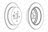 NECTO WN1417 - Disco de freno - ALTA PRESTACION