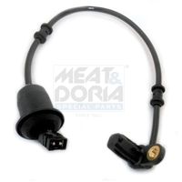 MEAT & DORIA 90655 - Lado de montaje: Eje trasero izquierda<br>Número de enchufes de contacto: 2<br>Longitud de cable [mm]: 427<br>Tipo de sensor: Sensor activo<br>Dinámica de frenado / conducción: para vehículos sin ASR<br>Dinámica de frenado / conducción: para vehículos con ESP<br>