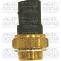 MEAT & DORIA 82659 - Número de enchufes de contacto: 2<br>Forma del enchufe: oval<br>Color de conector: negro<br>Punto de desconexión [mm]: 100<br>Punto de conmutación [°C]: 95<br>Medida de rosca: M22x1,5 mm<br>Ancho de llave: 29 mm<br>para OE N°: 90242277<br>para OE N°: 90506496<br>