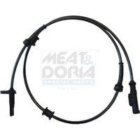 MEAT & DORIA 90272 - Código de motor: F1CE0481D<br>Número de enchufes de contacto: 2<br>Forma del enchufe: oval<br>Longitud de cable [mm]: 890<br>Longitud total [mm]: 1000<br>Distancia entre ejes: distancia entre ejes corta<br>Distancia entre ejes: distancia entre ejes media<br>Tipo de sensor: Sensor activo<br>Profundidad de montaje [mm]: 38<br>para OE N°: 4545.F2<br>para OE N°: 51787753<br>Lado de montaje: Eje trasero, derecha<br>Lado de montaje: Eje trasero izquierda<br>Calidad: OE EQUIVALENT<br>para OE N°: 411140855<br>