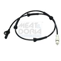 MEAT & DORIA 90328 - Lado de montaje: Eje delantero, izquierda<br>Lado de montaje: Eje delantero, derecha<br>Longitud de cable [mm]: 650<br>Tipo de sensor: Sensor activo<br>