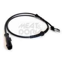 MEAT & DORIA 90503 - Lado de montaje: Eje delantero, izquierda<br>Lado de montaje: Eje delantero, derecha<br>Longitud de cable [mm]: 621<br>Tipo de sensor: Sensor activo<br>