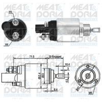 MEAT & DORIA 46132 - Longitud [mm]: 59<br>Diámetro [mm]: 54<br>