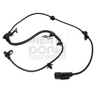 MEAT & DORIA 90873E - Lado de montaje: Eje trasero, derecha<br>Color: negro<br>Material: Plástico<br>Longitud de cable [mm]: 1085<br>Tipo de sensor: Hall<br>Número de enchufes de contacto: 2<br>Color de conector: negro<br>