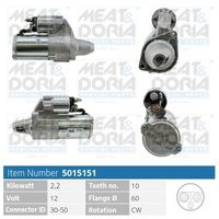 MEAT & DORIA 5015151 - Motor de arranque