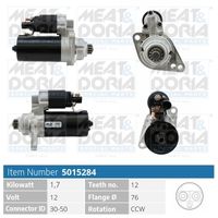 MEAT & DORIA 5015284 - Tensión [V]: 12<br>Potencia nominal [kW]: 2<br>Diámetro de brida [mm]: 79<br>ID del modelo de conector: 30-50<br>Número de dientes: 13<br>Cantidad de agujeros de fijación: 3<br>Sentido de giro: Sentido de giro a la derecha (horario)<br>