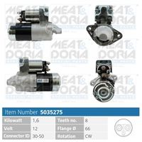 MEAT & DORIA 5035275 - Motor de arranque