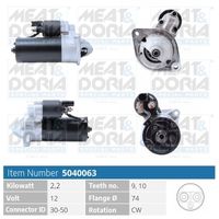 MEAT & DORIA 5040063 - Motor de arranque