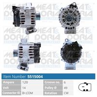 MEAT & DORIA 5515004 - Alternador