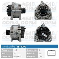 MEAT & DORIA 5515290 - Alternador