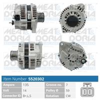 MEAT & DORIA 5520302 - Alternador