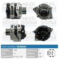 MEAT & DORIA 5540020 - Alternador