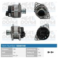 MEAT & DORIA 5540140 - Alternador