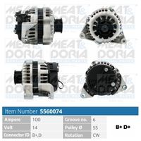 MEAT & DORIA 5560074 - Alternador