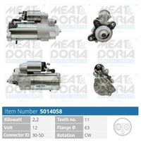 MEAT & DORIA 5014058 - Motor de arranque