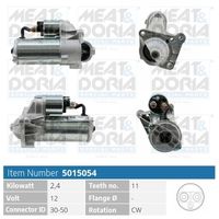 MEAT & DORIA 5015054 - Tensión [V]: 12<br>Potencia nominal [kW]: 1,9<br>Número de dientes: 11<br>Diámetro de brida [mm]: 66,0<br>Ángulo de sujeción [grados]: 56,0<br>Cantidad de agujeros de fijación: 4<br>Diám. de puntos de sujeción [mm]: 105<br>Diámetro de orificio 1 [mm]: 10,1<br>Sentido de giro: Sentido de giro a la derecha (horario)<br>Clase de caja de cambios: con engranaje reductor<br>Medida de rosca: M 10<br>h embalaje [cm]: 13,50<br>Ancho de embalaje [cm]: 16,60<br>long. de embalaje [cm]: 31,8<br>Peso neto [g]: 3979<br>