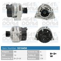 MEAT & DORIA 5510450 - Alternador