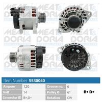 MEAT & DORIA 5530040 - Alternador