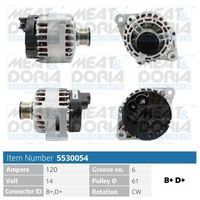 MEAT & DORIA 5530054 - Alternador