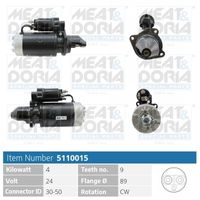 MEAT & DORIA 5110015 - Motor de arranque