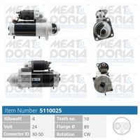 MEAT & DORIA 5110025 - Motor de arranque