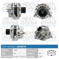 MEAT & DORIA 5635010 - Alternador