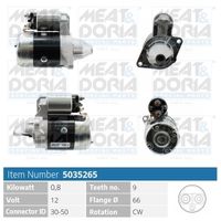 MEAT & DORIA 5035265 - Motor de arranque