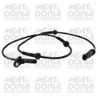 MEAT & DORIA 901192 - Lado de montaje: Eje delantero, izquierda<br>Lado de montaje: Eje delantero, derecha<br>Longitud de cable [mm]: 837<br>Tipo de sensor: Sensor activo<br>