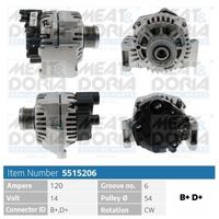 MEAT & DORIA 5515206 - Alternador