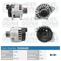 MEAT & DORIA 5530040R - Alternador